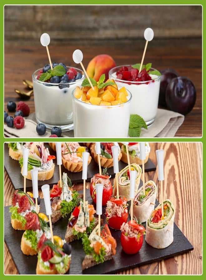 Aodaer 200 Pieces Golf Tee Cocktail Picks 4.72 Inch Golf Ball Toothpicks Disposable Bamboo Skewers Sports Themed Fruit Picks Decorative Toothpicks for Appetizers Sports Players Party Supplies Events - Image 5
